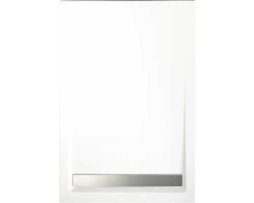Duschwannen Komplettset SCHULTE ExpressPlus Rinne 90 x 100 x 2.5 cm weiß glatt EP202910 04 41