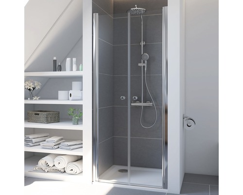 Pendeltür für Nische Breuer Elana 6 100 cm Dekor Intima Profilfarbe silber Pendeltür für Nische Breuer Elana 6 100 cm Dekor Intima Profilfarbe silber