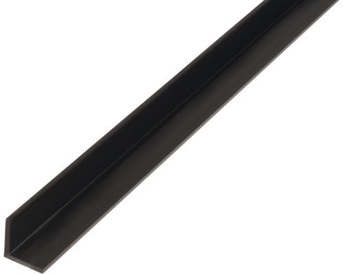 Winkelprofil PVC schwarz 20x20x1,5 mm, 2 m
