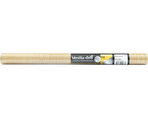 Venilia selbstklebende Dekorfolie im Eiche mittel Design, 45 cm x 2 m Rolle