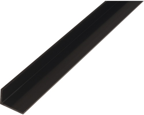 Winkelprofil PVC schwarz 20x10x1,5 mm, 2 m