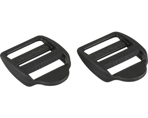 Zwei Spannschlösser aus Kunststoff