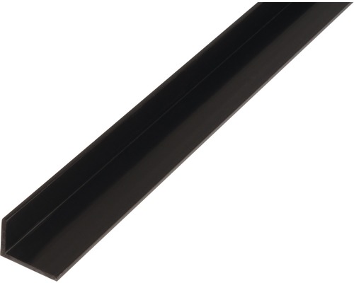 Winkelprofil PVC schwarz 25x20x2 mm, 2 m