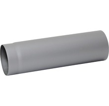 Graues Kunststoffrohr für Sanitärinstallationen