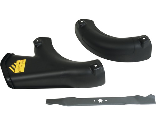 Mulchkit / Deflektor 23,5 MTD für Rasentraktor inkl Ersatzmesser Mulchkit für Rasenmäher mit Mulchkeil und Messer