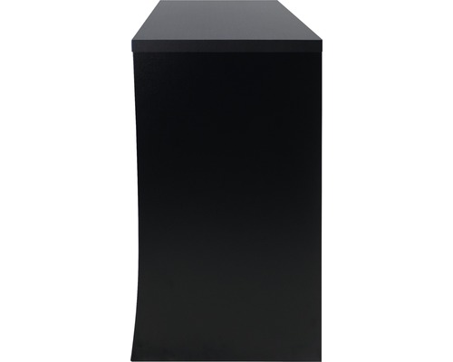 Schwarzer Waschtischunterschrank