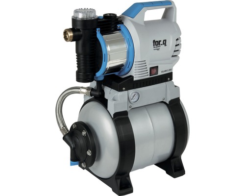 Hauswasserwerk for_q FQ-HW 3.200 mit Eco Motor und integriertes Rückschlagventil Hauswasserwerk zur Wasserversorgung im Haus und Garten