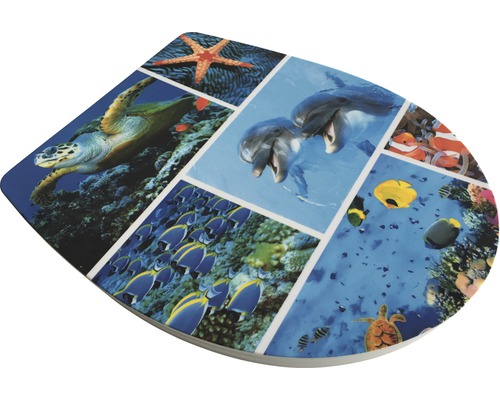 Toilettensitz mit Tiermotiven