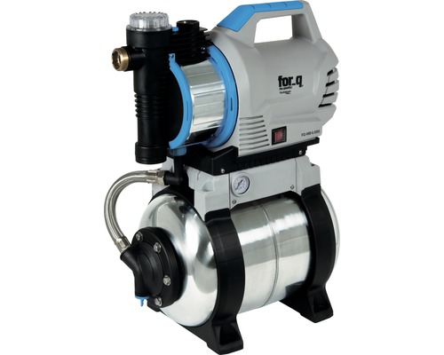 Hauswasserwerk for_q FQ-HW 4.000 mit ECO Motor und integriertes Rückschlagventil Hauswasserwerk zur Wasserversorgung im Haus und Garten