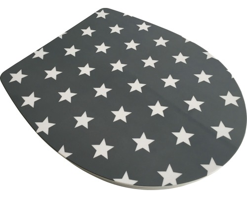 Toilettendeckel mit Sternenmuster