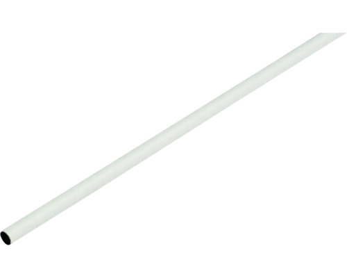 Schrankrohr rund, für mittlere Belastung, 1200 mm, weiß, 1 Stück Metallrohr