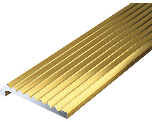 Abschlussprofil Alu gold eloxiert 23x6,3x2 mm, 1 m Abschlussprofil Alu gold eloxiert 23x6,3x2 mm, 1 m