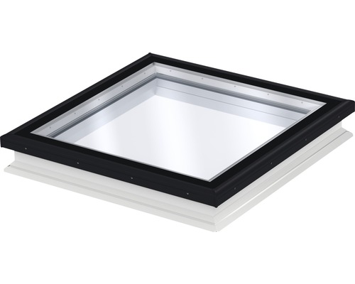 Quadratisches Dachfenster mit schwarzem Rahmen