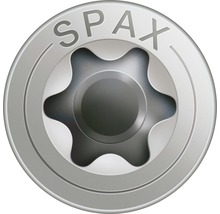 Schraubenkopf der Marke Spax