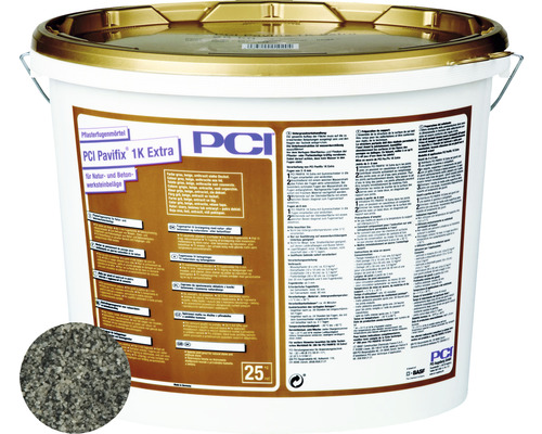 PCI Pavifix® 1K Extra Pflasterfugenmörtel für Natur- und Betonsteinbeläge grau 25 kg