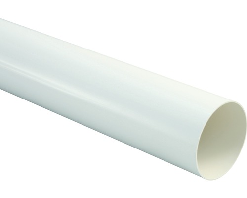 Marley Fallrohr Kunststoff rund Verkehrsweiß RAL 9016 Ø 75 mm L= 2500 mm Abwasserrohr aus Kunststoff