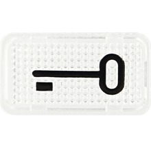 Schlüsselsymbol auf einem Bauelement