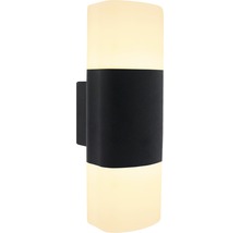 AEG LED Außenwandleuchte 2x6W 1200 lm 3000 K anthrazit/weiß