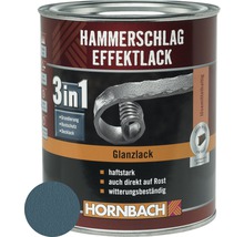 HORNBACH Hammerschlaglack Effektlack 3in1 glänzend dunkelblau 750 ml-thumb-1