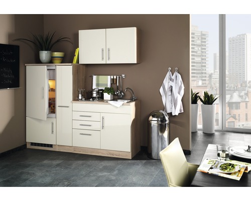 Held Möbel Singleküche mit Geräten Toronto 190 cm creme matt zerlegt 782.1.6509 Held Möbel Singleküche mit Geräten Toronto 190 cm creme matt zerlegt 782.1.6509