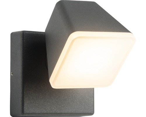 AEG LED Außenwandleuchte IP54 12,5W 1200 lm 3000 K warmweiß Isacco anthrazit/weiß Ø 126x123 mm