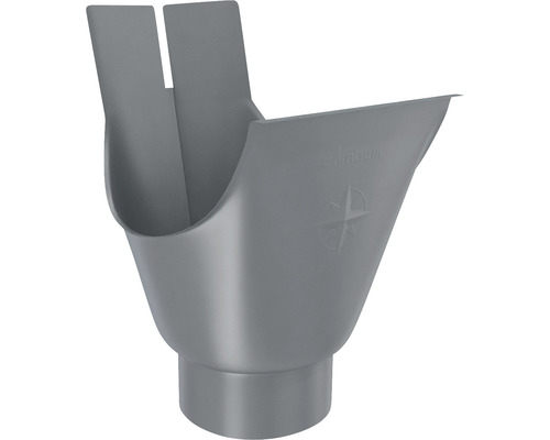 Zambelli Rinnenstutzen Stahl rund Anthrazitgrau RAL 7016 für Rinnengröße 280 mm Ablauf Ø 80 mm Zambelli Rinnenstutzen Stahl rund Anthrazitgrau RAL 7016 für Rinnengröße 280 mm Ablauf Ø 80 mm