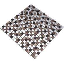 Aluminiummosaik XAM A971 kupfer/silber 31,7x31,7 cm