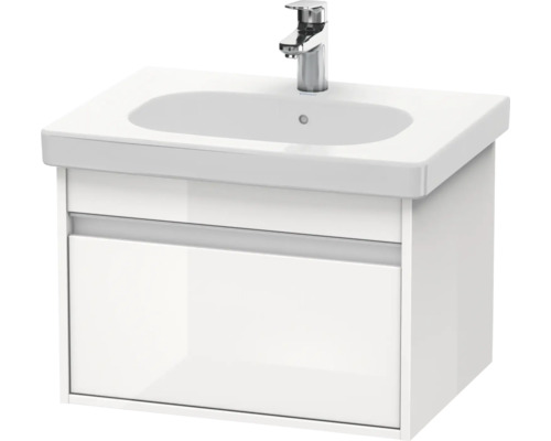 Waschtischunterschrank mit Waschbecken und Armatur