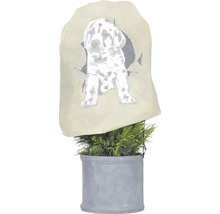 Vlieshaube Hund Videx Ø 110 x H 110 cm, beige-grau