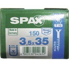 Spax Schraubenpackung 3,5x35 Millimeter mit 150 Stück