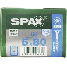 SPAX Schrauben Packung 5 x 80 mm