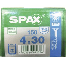 SPAX Schraubenpackung, 4x30 Millimeter, 150 Stück