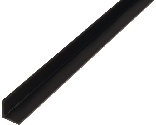 Winkelprofil PVC schwarz 25x25x1,8 mm, 1 m