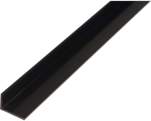 Winkelprofil PVC schwarz 20x10x1,5 mm, 1 m