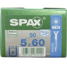 Spax Schrauben 5 x 60 Millimeter, 50 Stück, Rostfrei Siegel