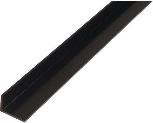 Winkelprofil PVC schwarz 40x10x2 mm, 1 m-0