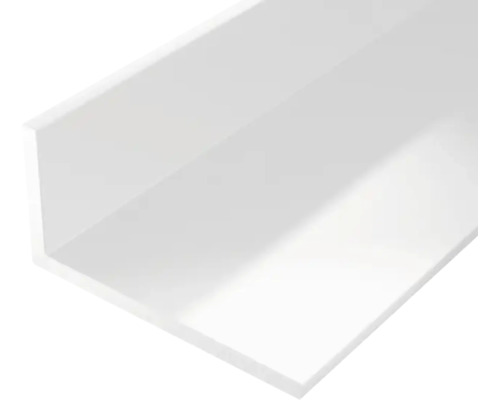 Winkelprofil PVC weiß 40x10x2 mm, 1 m