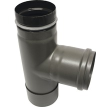 Pellet Kapselknie Ø80 mm gussgrau
