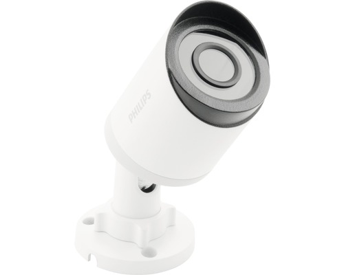 Philips WelcomeEye Cam Außen Videoüberwachungskamera Video-Türsprechanlage weiß Philips Überwachungskamera mit Halterung