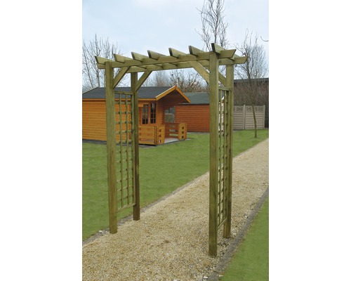 Pergola Rosenbogen Rosengarten 165 x 80 x 215 cm kesseldruckimprägniert