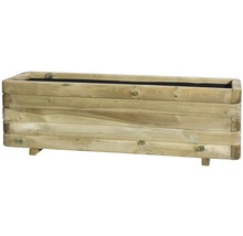 Rechteckiger Pflanzkasten aus Holz