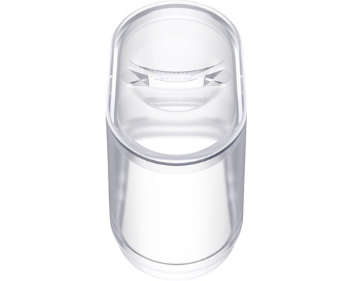 Transparenter Zahnbürstenhalter