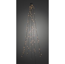 Lichterkette in Form eines Weihnachtsbaumes