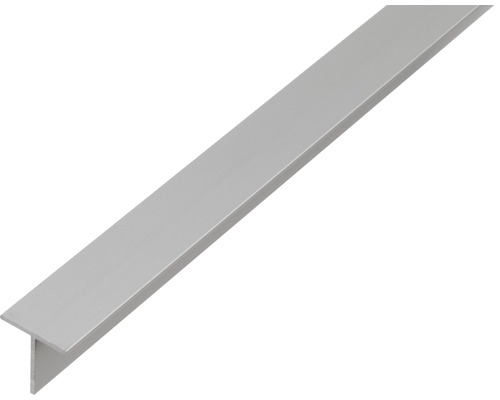 T-Profil Alu silber 20x20x1,5 mm, 1 m