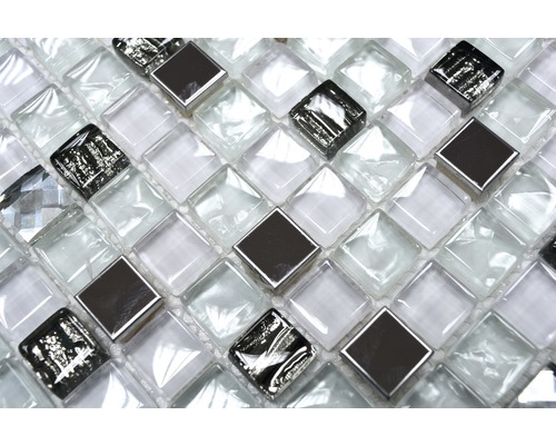 Mosaikfliese aus Glas und Keramik