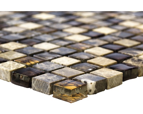 Mosaikfliesen aus Stein und Glas