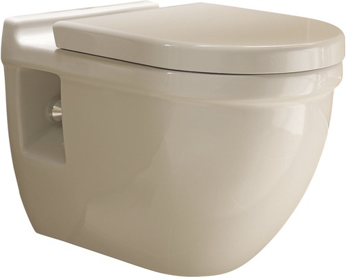 Wand-WC DURAVIT Starck 3 Tiefspüler mit Spülrand Erhöht weiß ohne WC-Sitz 2215090000
