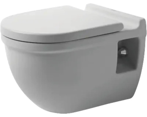 Wand-WC DURAVIT Starck 3 Tiefspüler mit Spülrand Erhöht weiß ohne WC-Sitz 2215090000