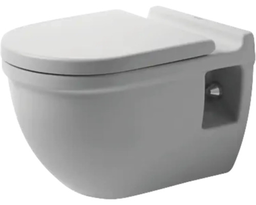 DURAVIT Wand-WC Starck 3 Tiefspüler mit Spülrand erhöht weiß glänzend ohne WC-Sitz 2215090000