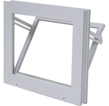 WOLFA Mehrzweck Kipp-Fenster PLUS Kunststoff weiß 1000x1000 mm mit Isolierglas-thumb-0